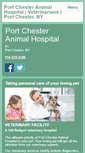 Mobile Screenshot of portchesteranimalhospital.com